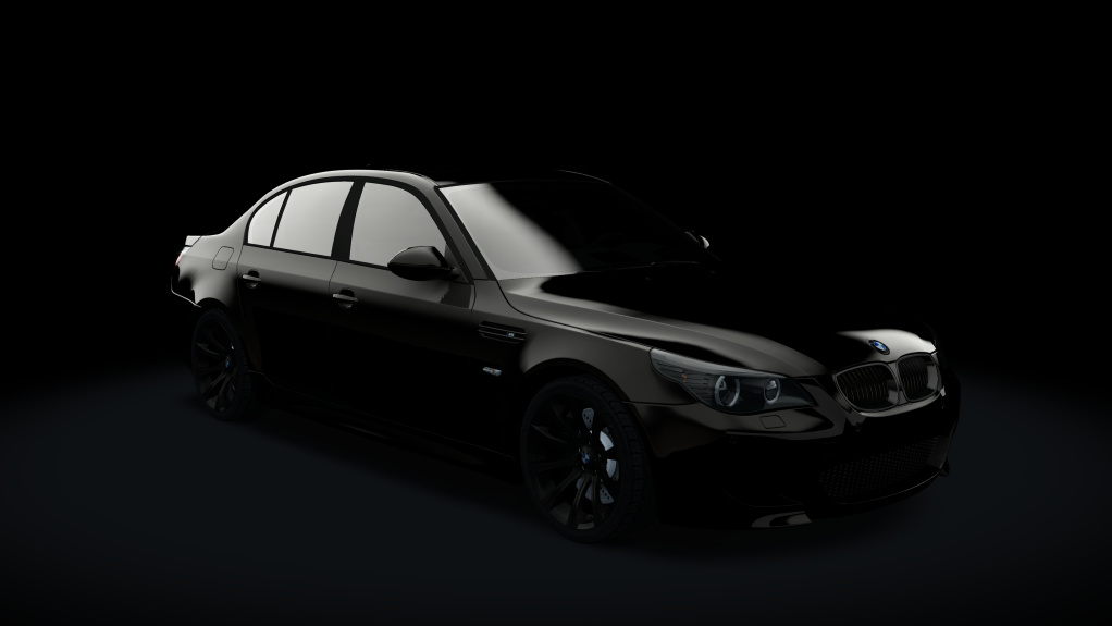 BMW M5 (E60 Manual - Black), skin Azurite_Black_Metallic