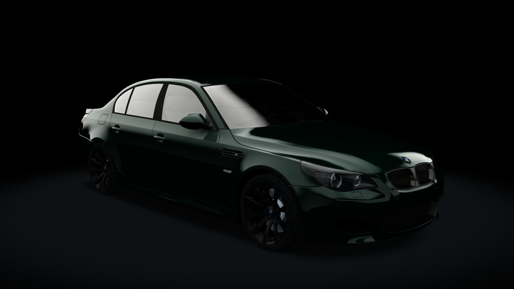 BMW M5 (E60 Manual - Black), skin Dark_Malachite_Green_Metallic