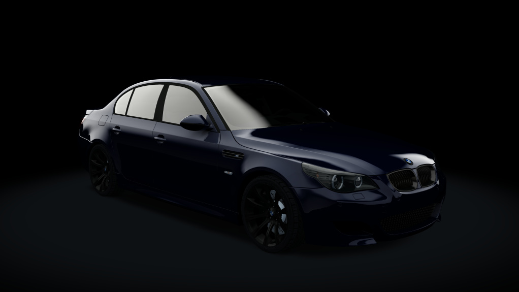 BMW M5 (E60 SMG - Black), skin Blue_Onyx_Metallic