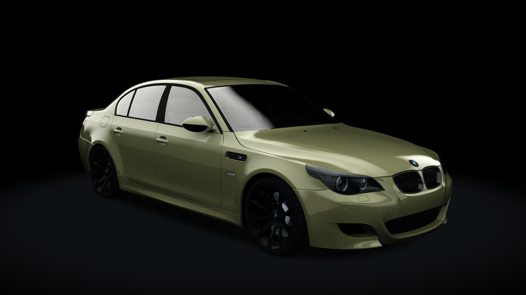 BMW M5 (E60 SMG - Black), skin Brass_Metallic