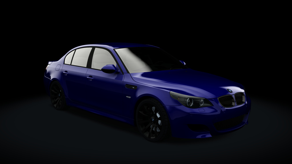 BMW M5 (E60 SMG - Black), skin Interlagos_Blue_Metallic