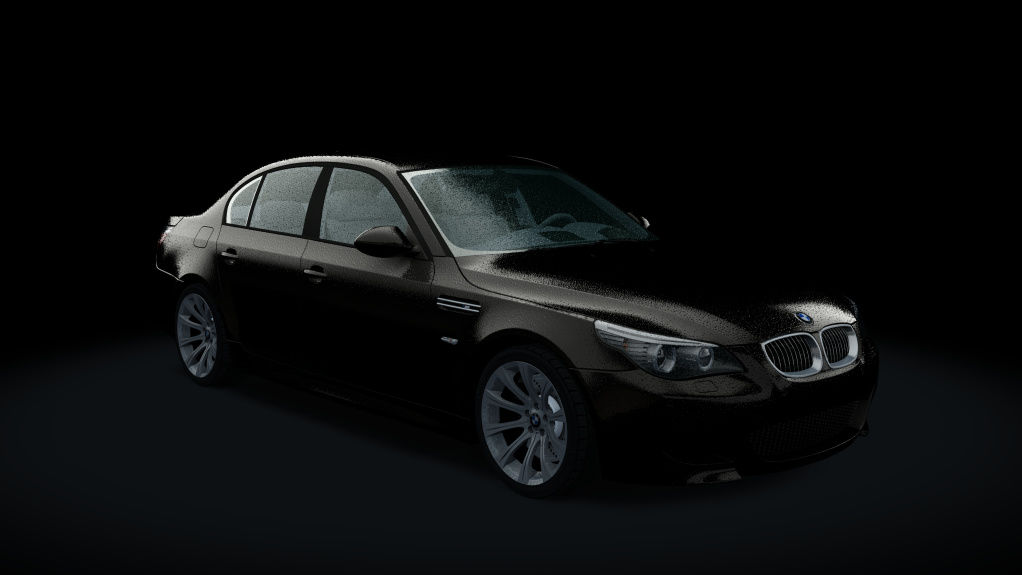 BMW M5 (E60 SMG - Rain), skin Azurite_Black_Metallic