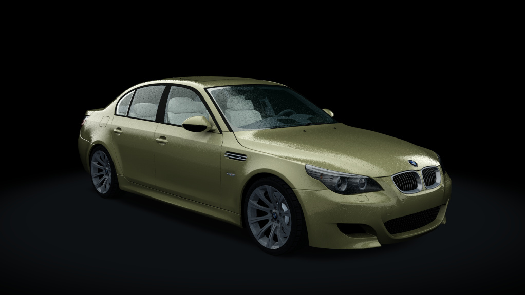 BMW M5 (E60 SMG - Rain), skin Brass_Metallic