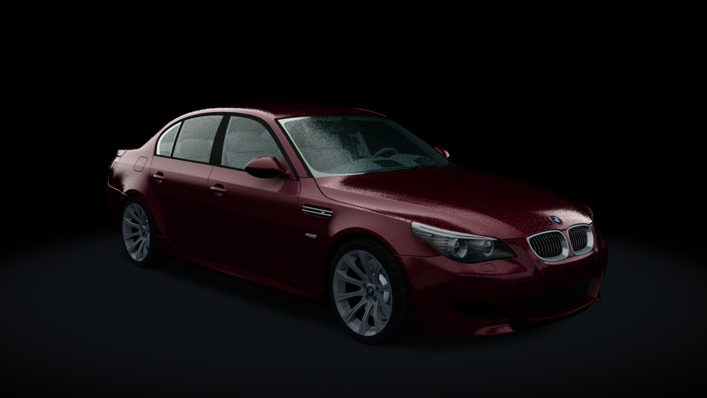 BMW M5 (E60 SMG - Rain), skin Indianapolis_Red_Metallic