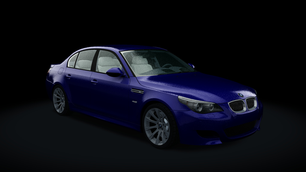 BMW M5 (E60 SMG - Rain), skin Interlagos_Blue_Metallic