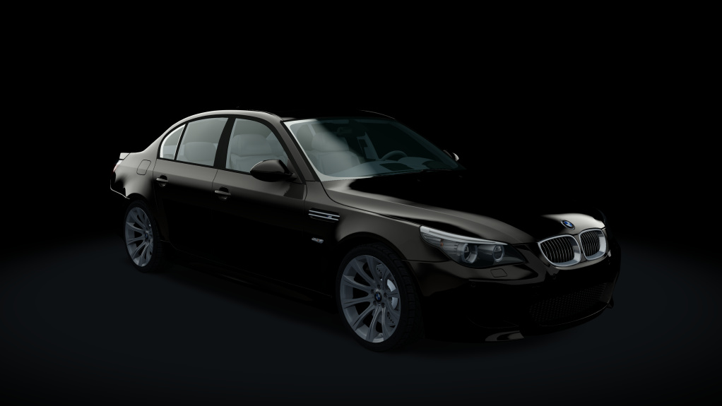 BMW M5 (E60 SMG), skin Azurite_Black_Metallic