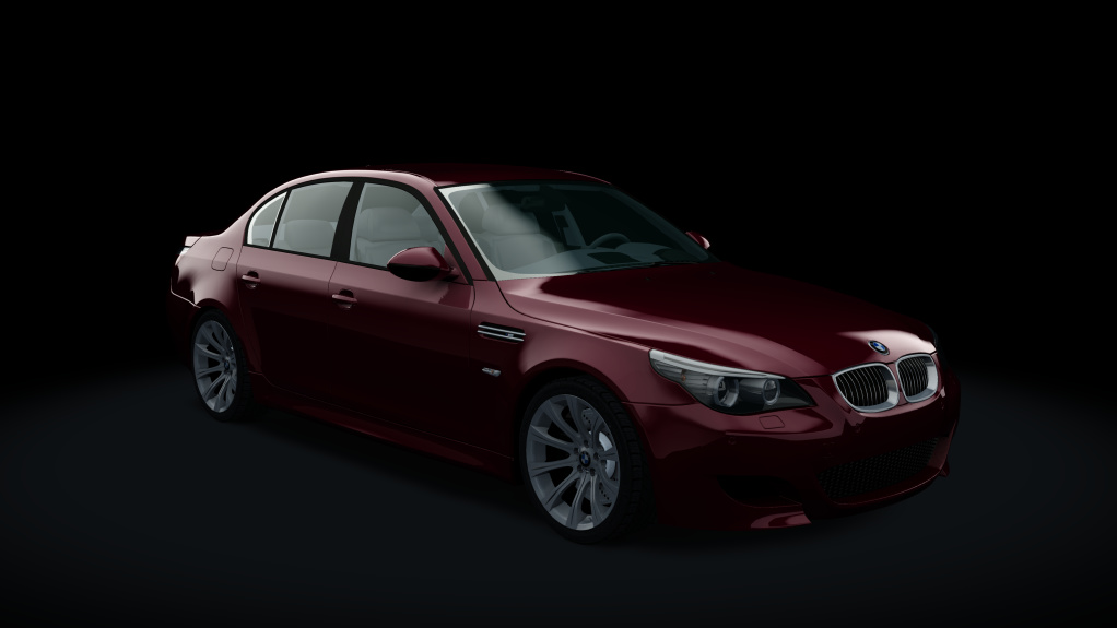 BMW M5 (E60 SMG), skin Indianapolis_Red_Metallic