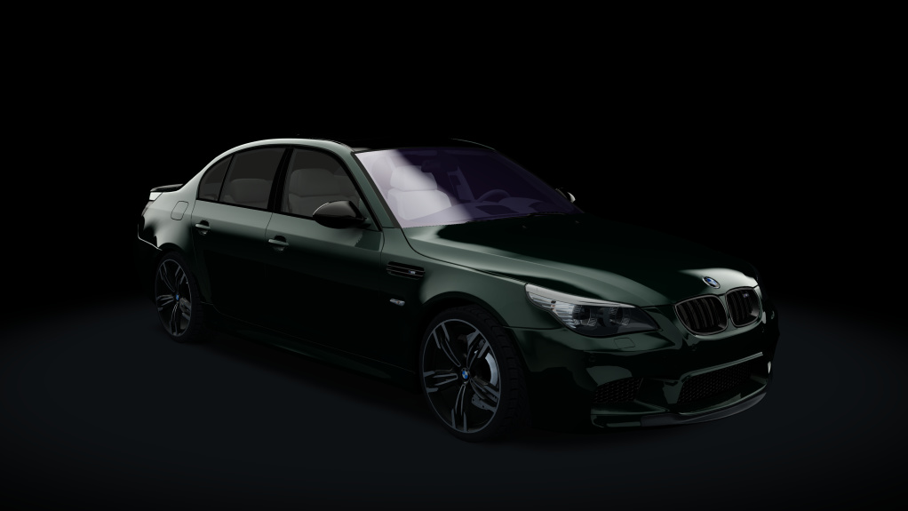 BMW M5 (E60 - F10 Edition), skin Dark_Malachite_Green_Metallic