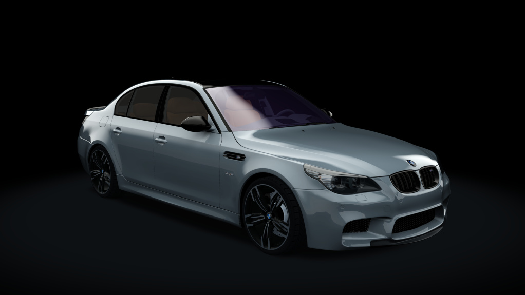 BMW M5 (E60 - F10 Edition), skin Silver_Grey_Metallic