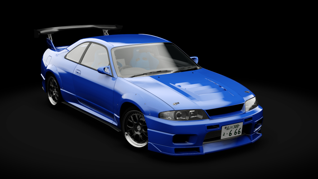 Nissan Skyline GTR R33 (S3 - Wangan), skin Championship_Blue