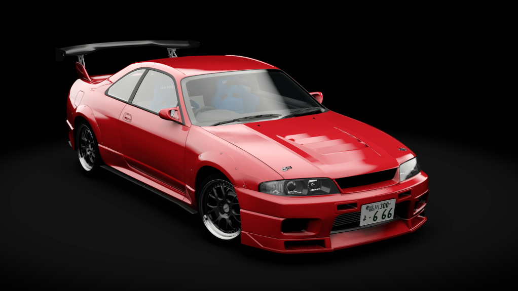 Nissan Skyline GTR R33 (S3 - Wangan), skin Nismo_Red