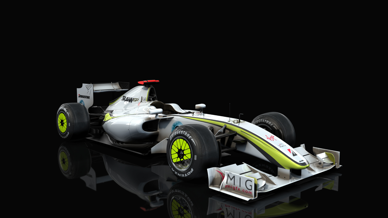 F1 2009 - Brawn GP BGP001, skin Button