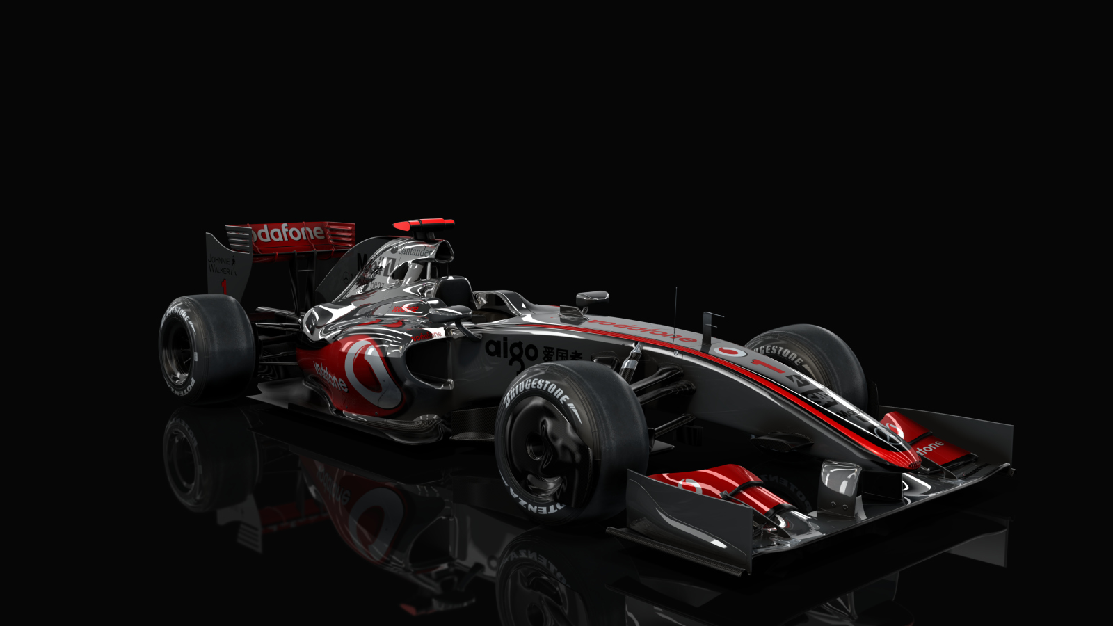 F1 2009 - McLaren MP4-24, skin Hamilton