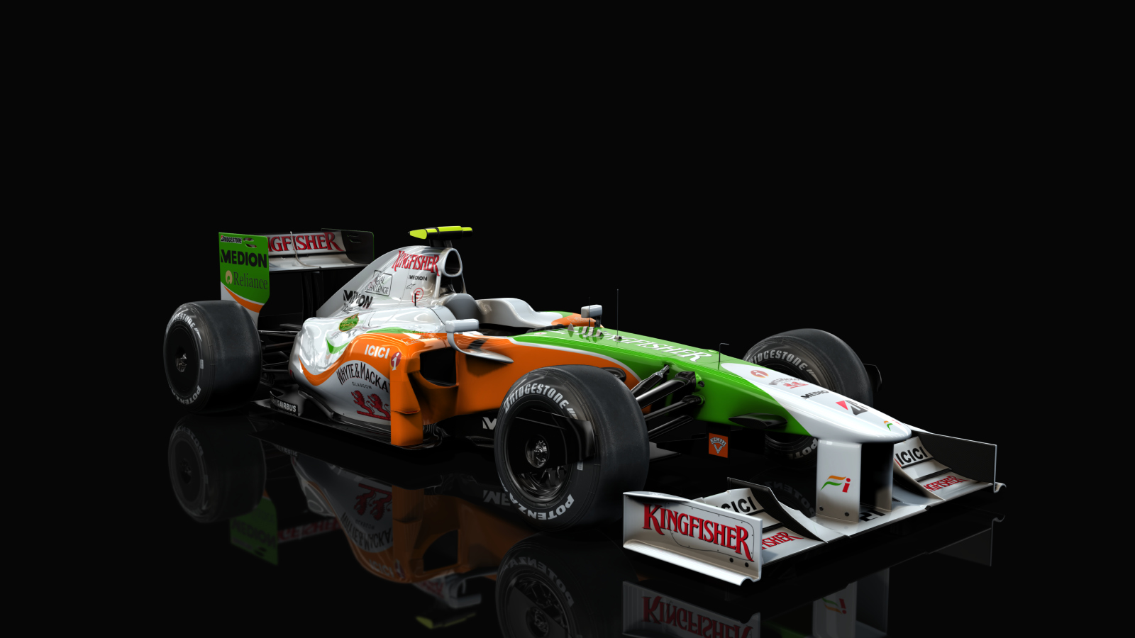 F1 2009 - Force India VJM02, skin Fisichella