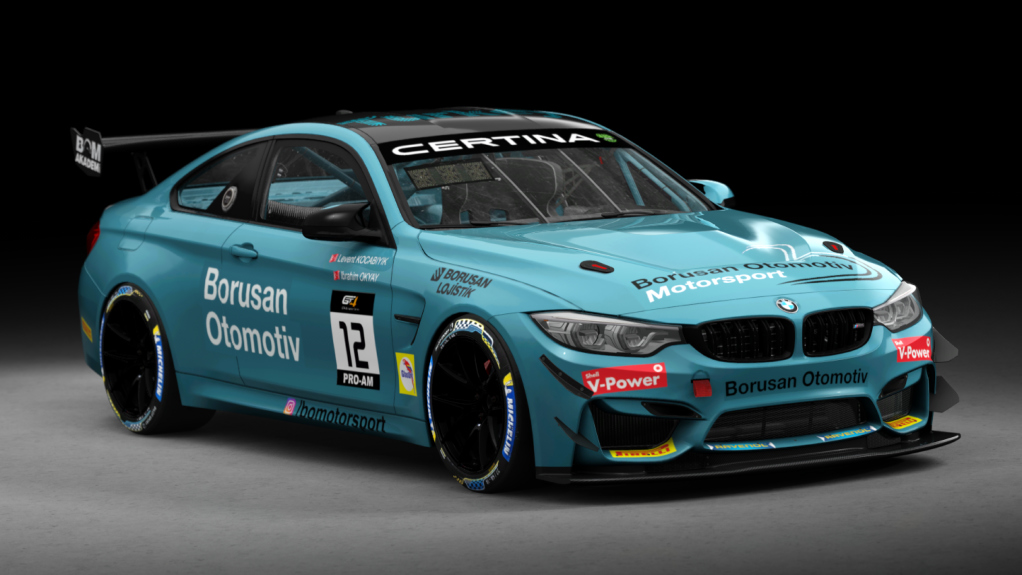 BMW M4 GT4, skin Borusan Otomotiv Motorsport 2019