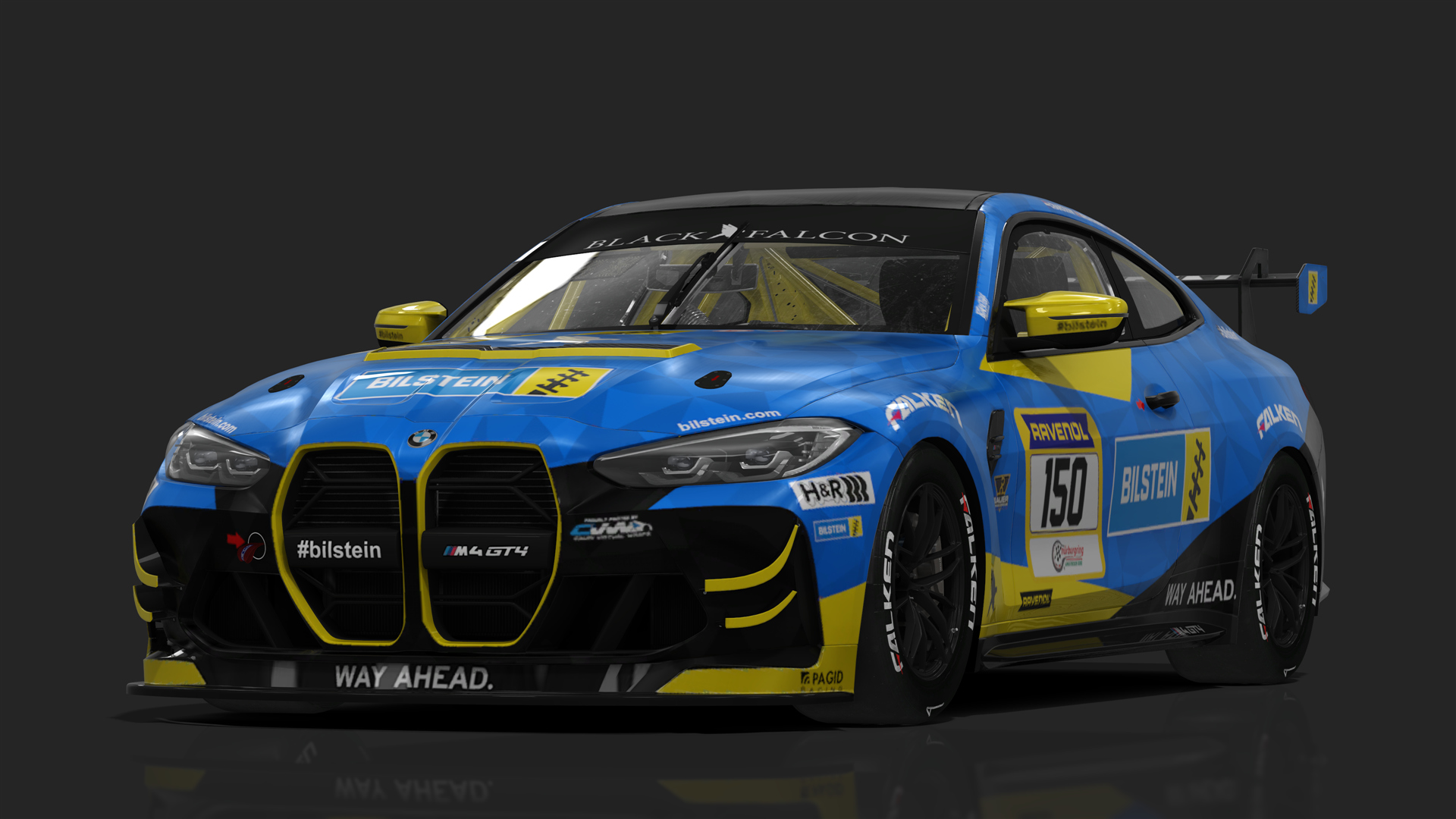 BMW M4 GT4 G82, skin cvw_bilstein_m4_gt4_nurb24h_render