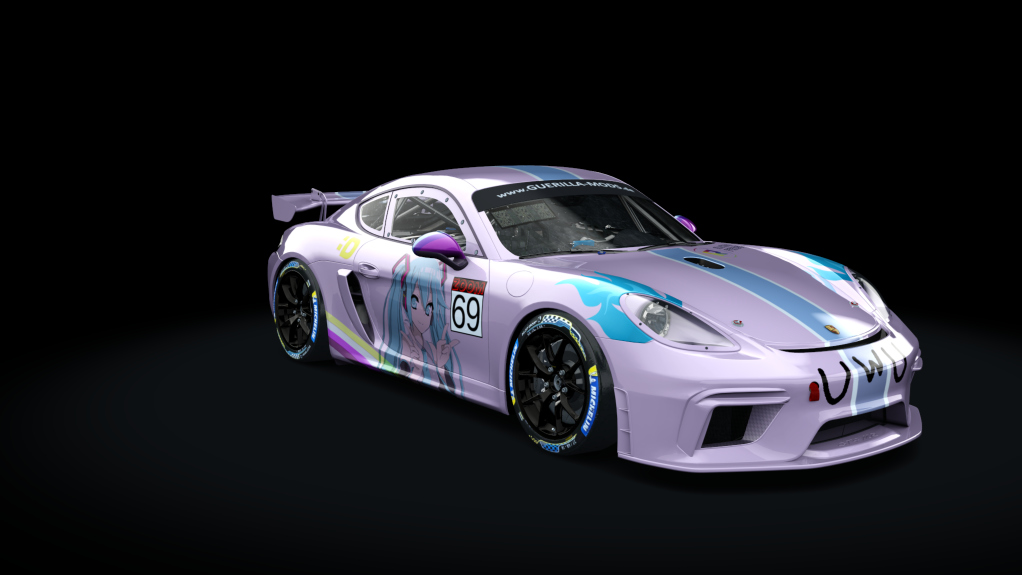 Porsche 718 Cayman GT4 Clubsport, skin wss_driver_livery_15741d7d4c