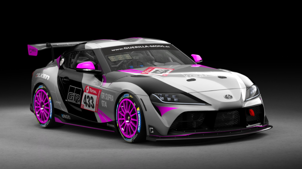 Toyota Supra GT4, skin GR_Racing_Pink