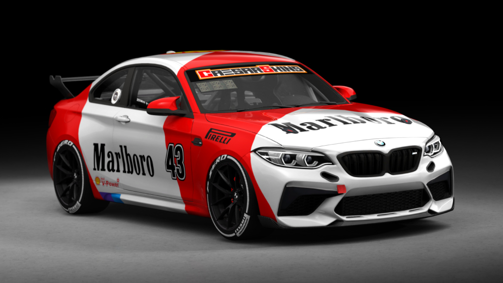 BMW M2 CS Racing, skin Marlboro