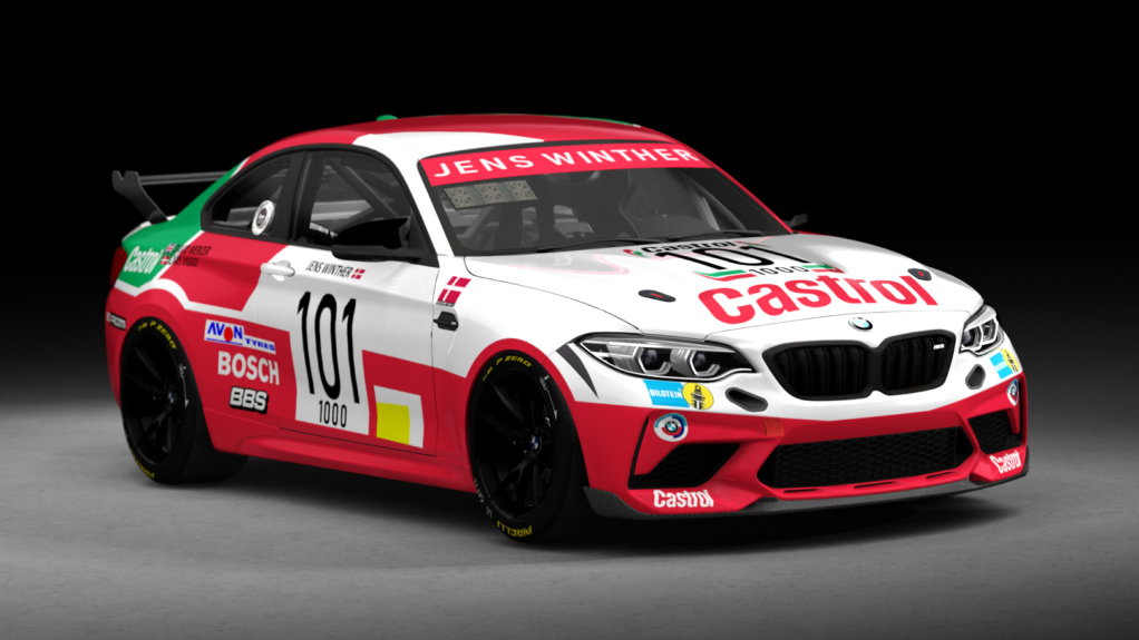 BMW M2 CS Racing, skin Procar M1 Castrol 101