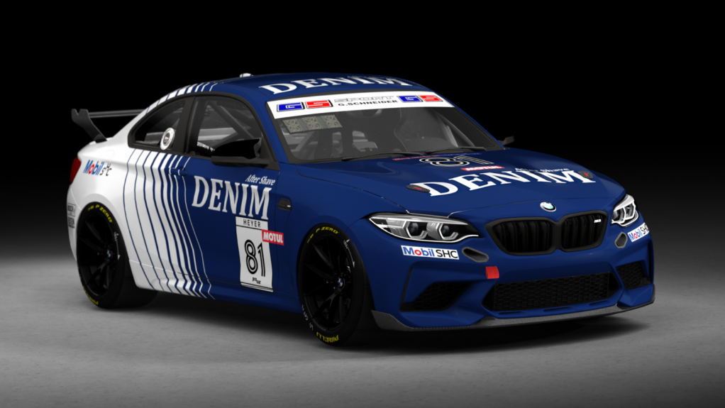 BMW M2 CS Racing, skin Procar M1 Denim 81