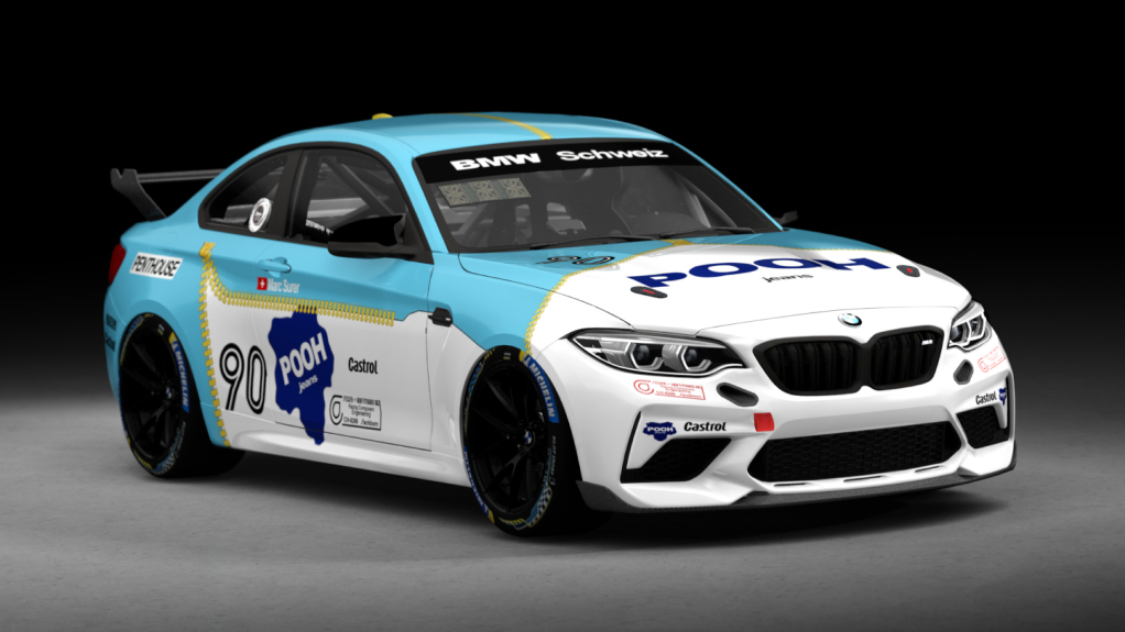BMW M2 CS Racing, skin Procar M1 Pooh 90