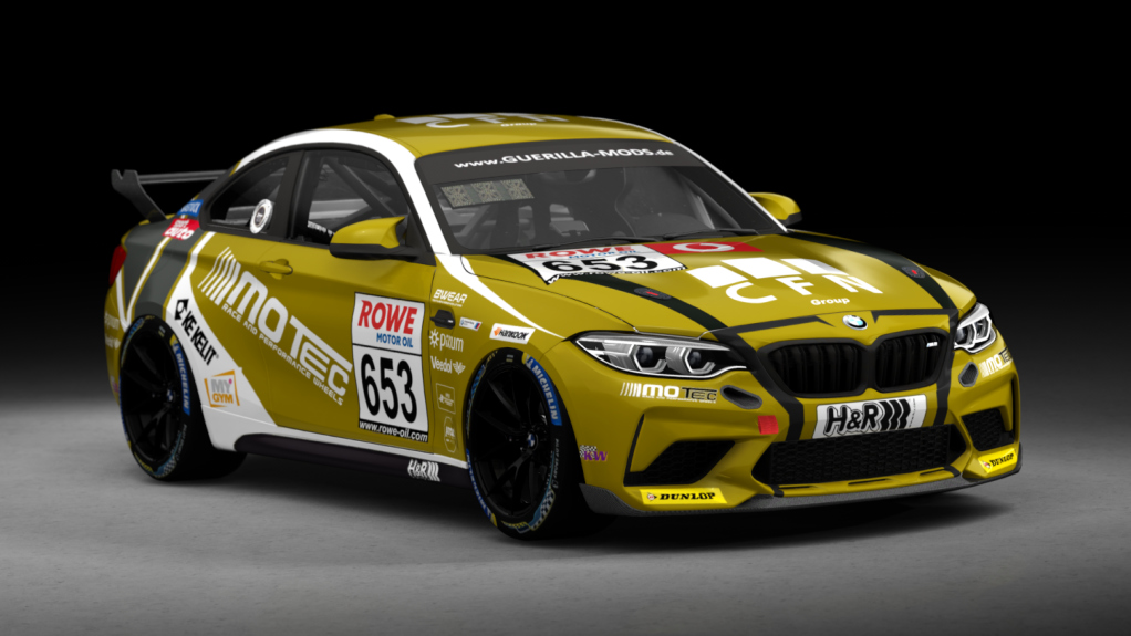 BMW M2 CS Racing, skin VLN Adrenalin Motorsports 653