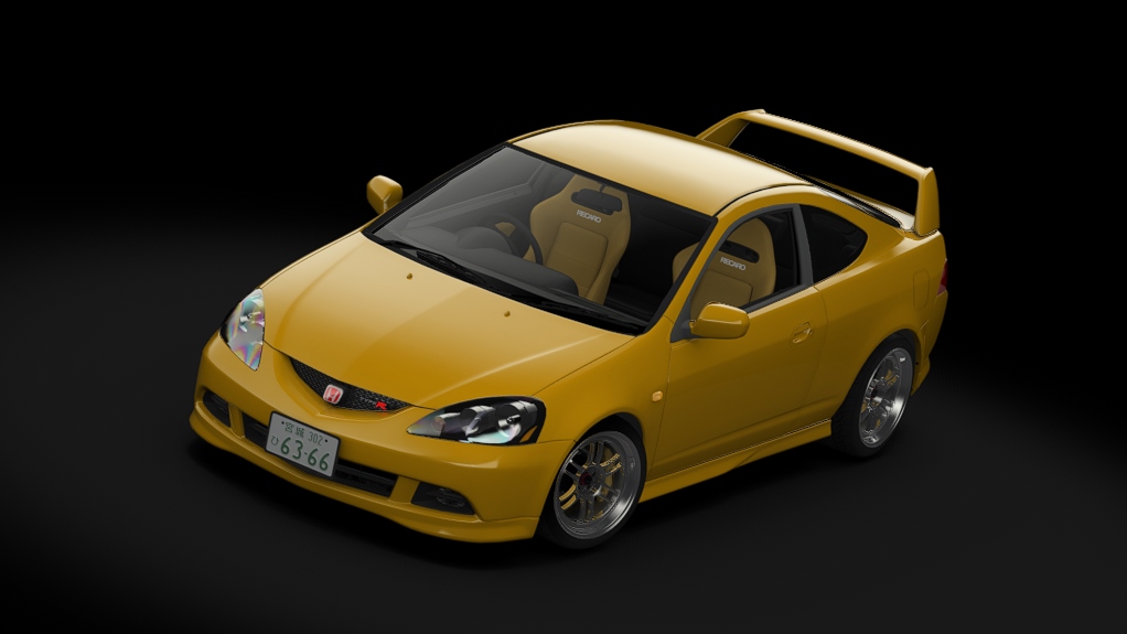 Honda Integra Type R (DC5) K24/K20 RFTUNED tweaked, skin envy_chrome_yellow