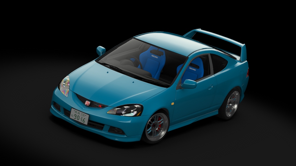 Honda Integra Type R (DC5) K24/K20 RFTUNED tweaked, skin envy_cyan_blue