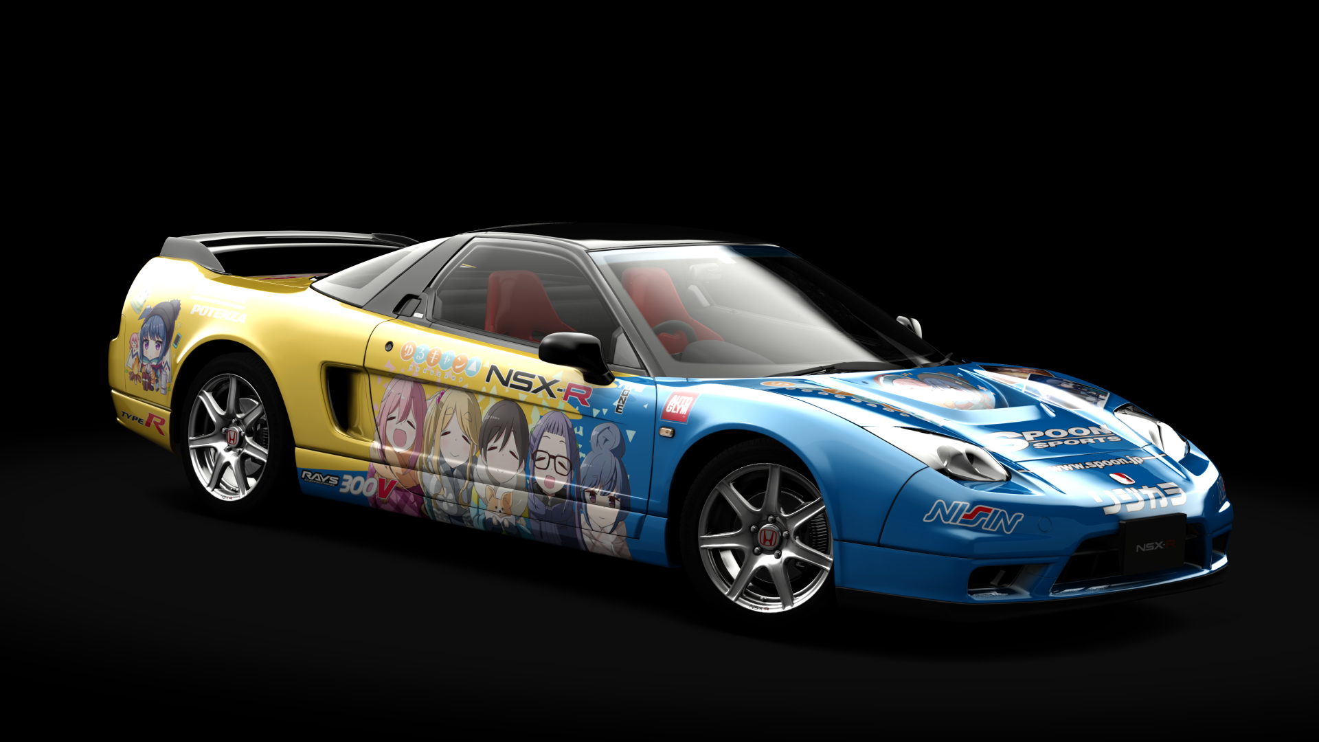 Honda NSX Type R '02 tweaked, skin 09_ゆるキャン△