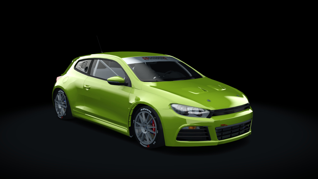 Volkswagen Scirocco Super-production, skin Lime