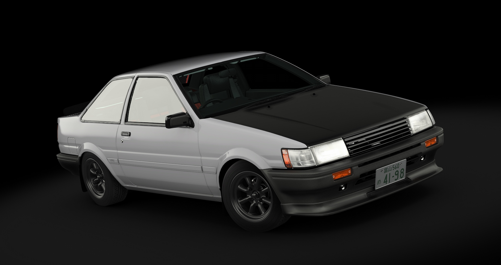 Toyota AE86 Coupe Tuned, skin 06_white