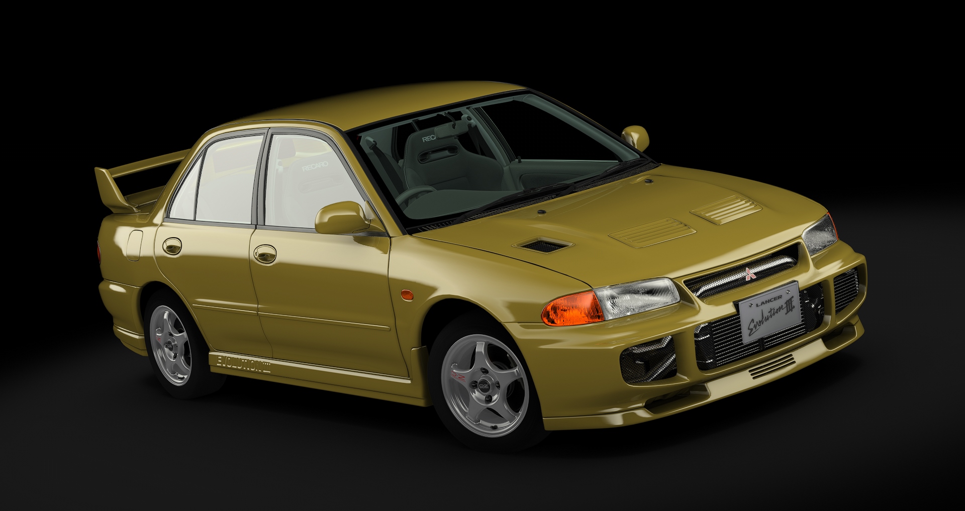 Mitsubishi Lancer Evolution III GSR, skin 02_yellow