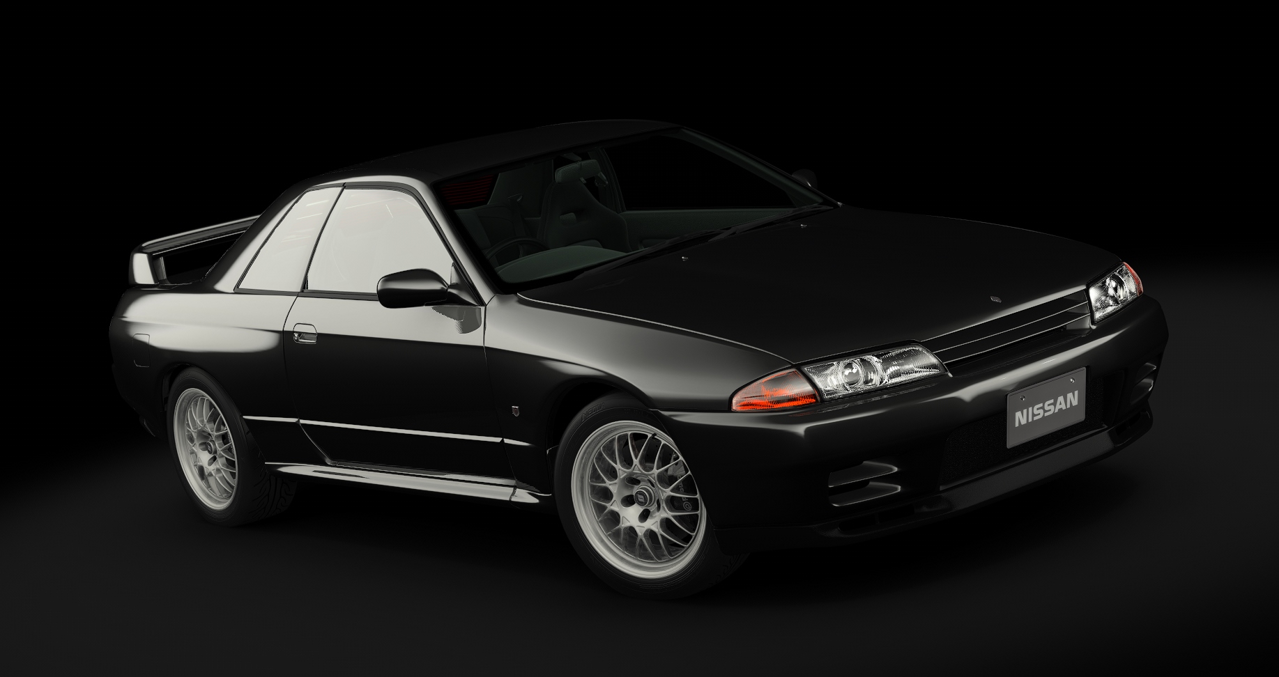 Nissan R32 GT-R V-Spec II tweaked, skin 02_black_pearl