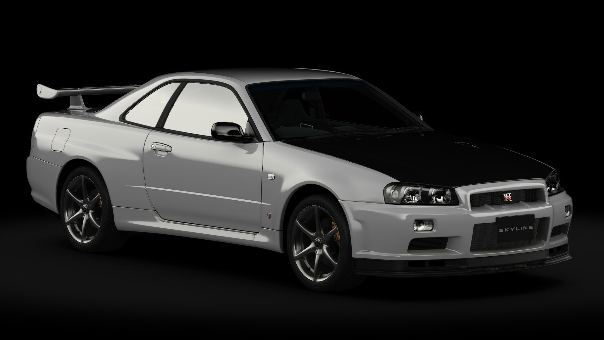 Nissan Skyline GTR R34 V-Spec II N1 tweaked, skin 01_white