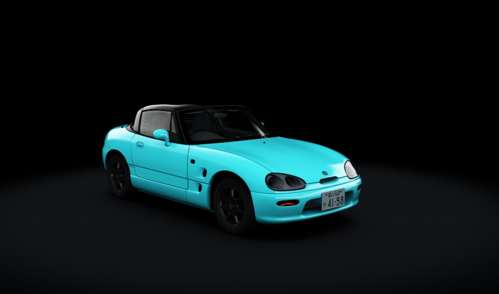 Suzuki Cappuccino tweaked, skin cyan