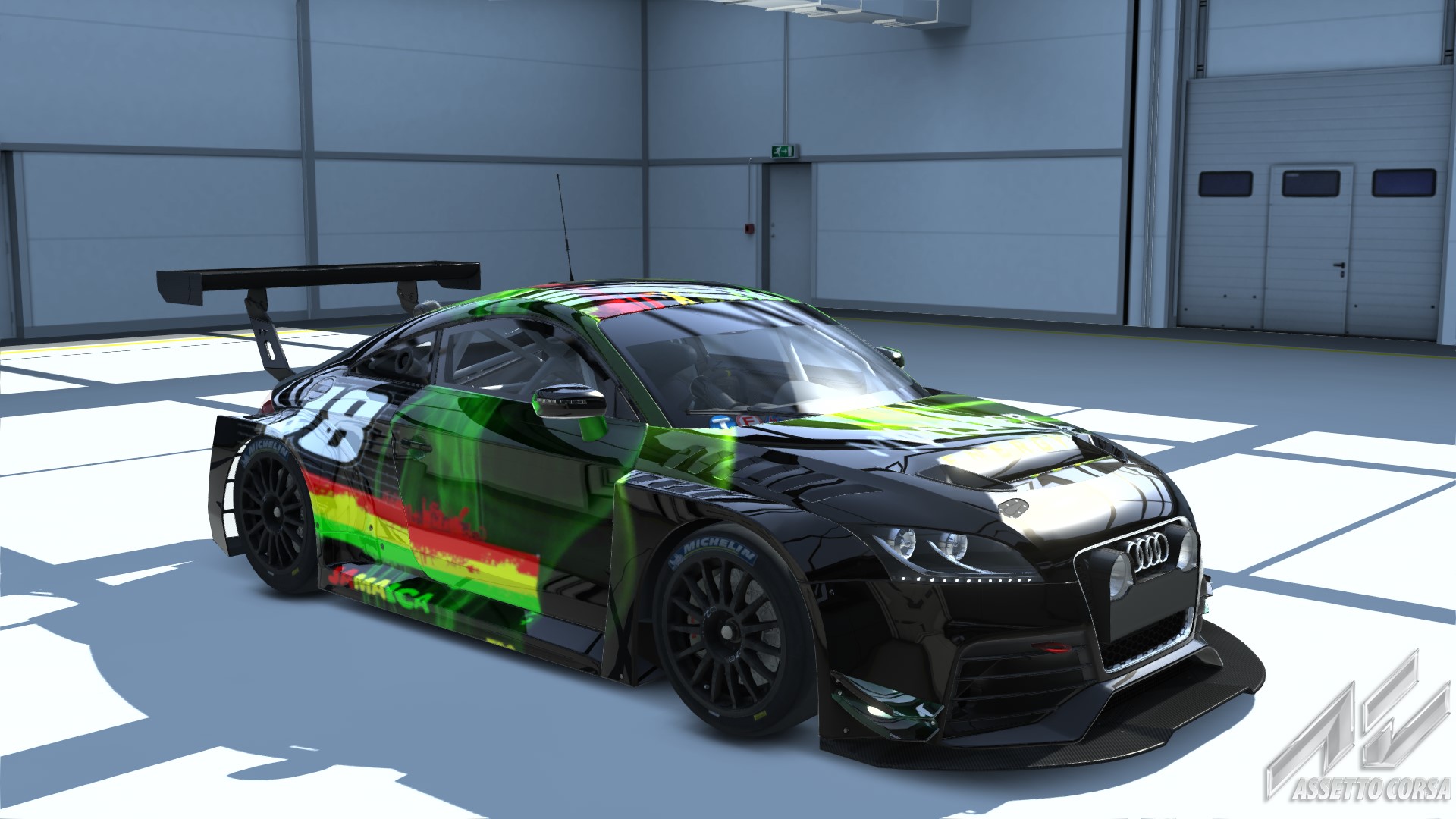 Audi TT RS (VLN), skin Custom Roje