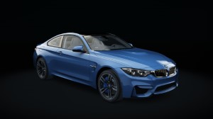 BMW M4, skin yas_marina_blue_metallic