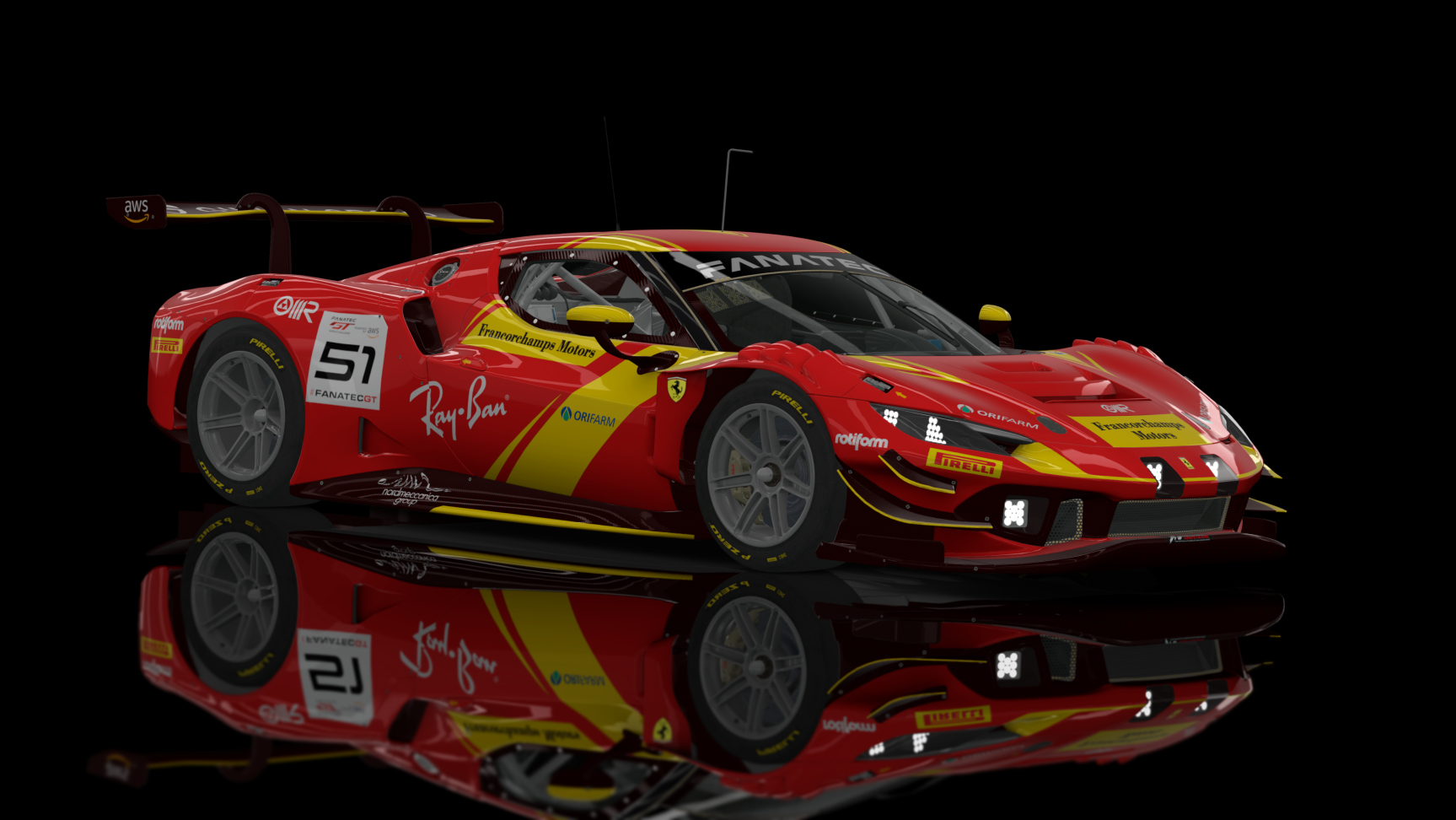 GT3 EVO - Ferrari 296 GT3 2023 FSR Preview Image