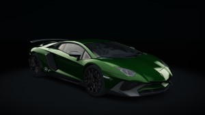 Lamborghini Aventador SV, skin 06_verde_ermes_metal
