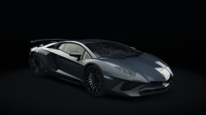 Lamborghini Aventador SV, skin 15_grigio_estoque_metal