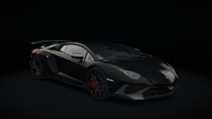 Lamborghini Aventador SV, skin 17_nero_nemesis_matt