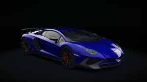 Lamborghini Aventador SV, skin 23_blu_sideris_glittered