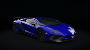 Lamborghini Aventador SV, skin 24_blu_nethus_metal