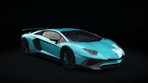 Lamborghini Aventador SV, skin 27_blu_glauco_solid
