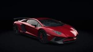 Lamborghini Aventador SV, skin 32_rosso_efesto_metal