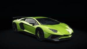 Lamborghini Aventador SV, skin 33_verde_scandal_solid