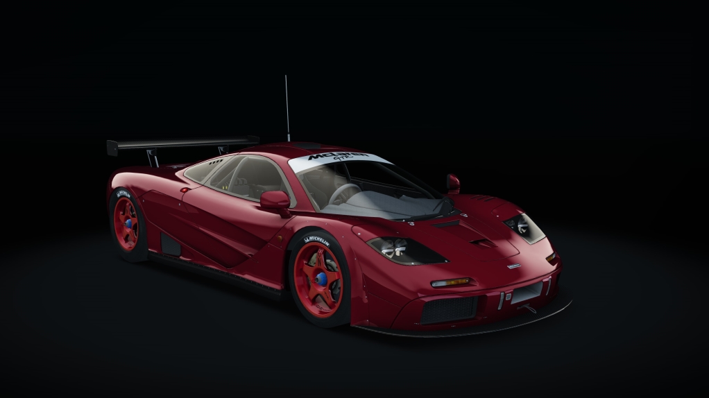 McLaren F1 GTR S1, skin red