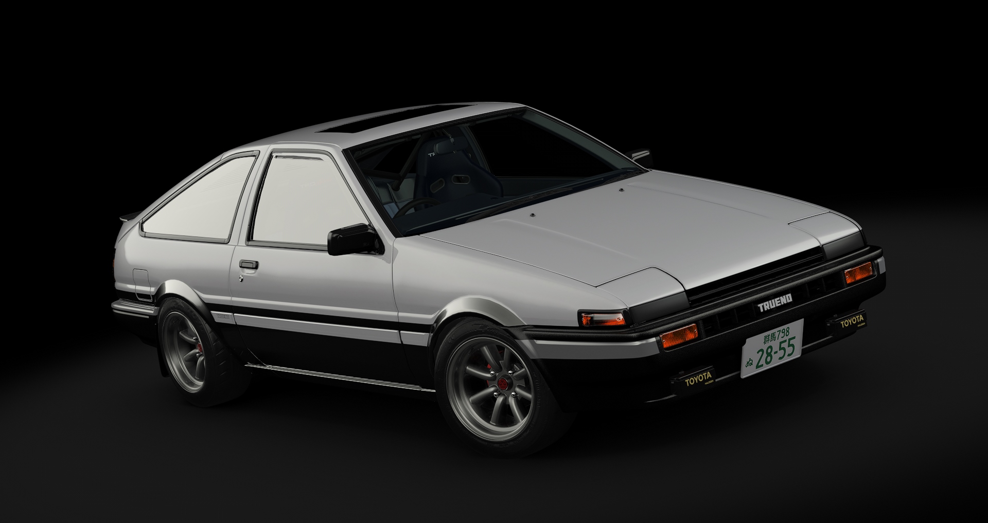 Toyota AE86 Tuned tweaked, skin 00_panda