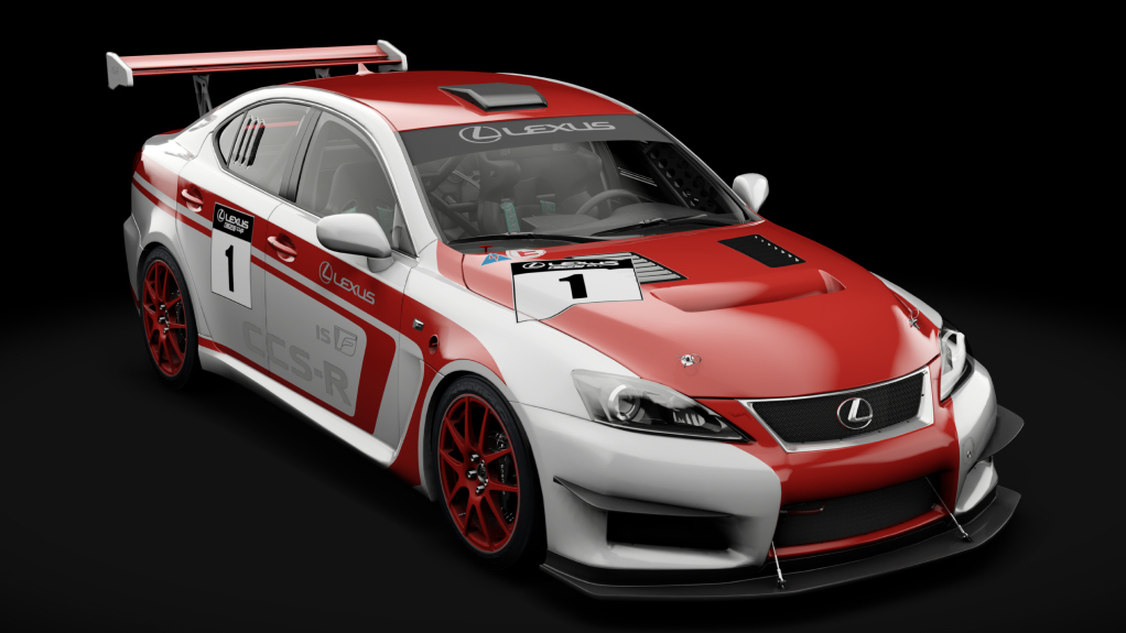 Lexus IS F CCS-R 2011, skin 01_Hellrot